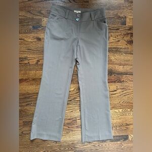 Burberry Tailored Dress Pants EU 42 Taupe Classic Women Trousers